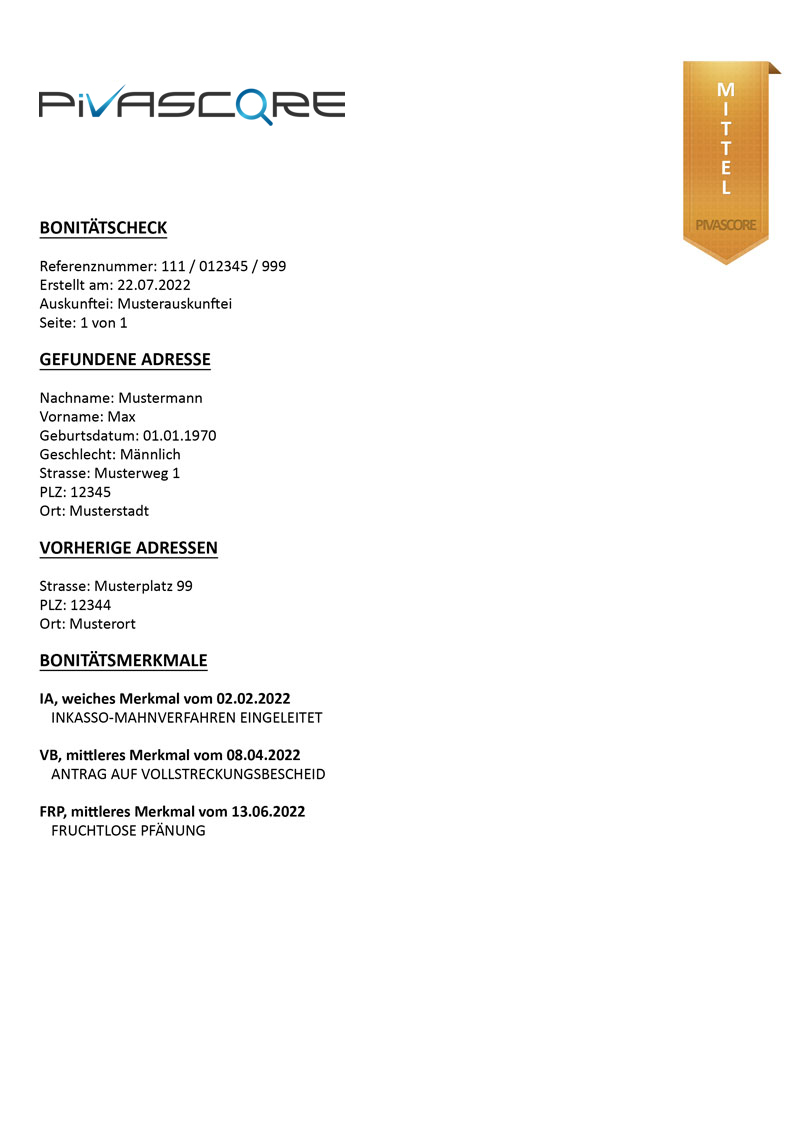 Mittlere Merkmale